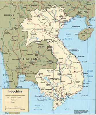 Map of Indochina